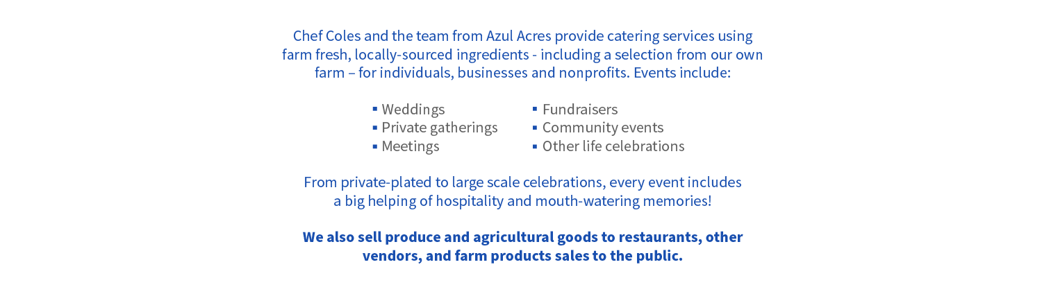 Chef Coles and the team